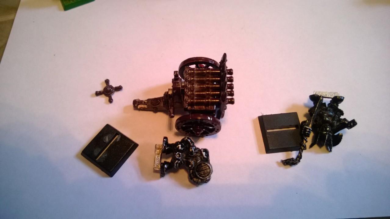 Organ Gun (unassembled)