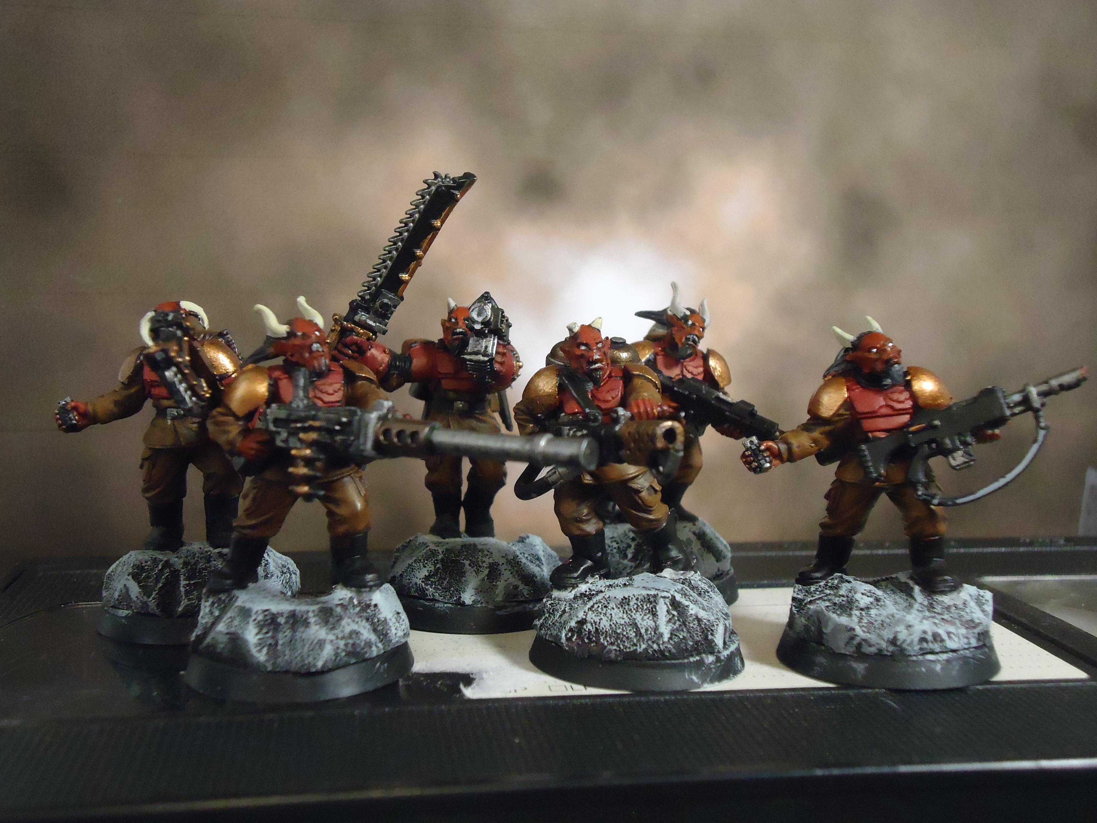 Beastmen, Chaos, Conversion, Cultists, Khorne, Word Bearers