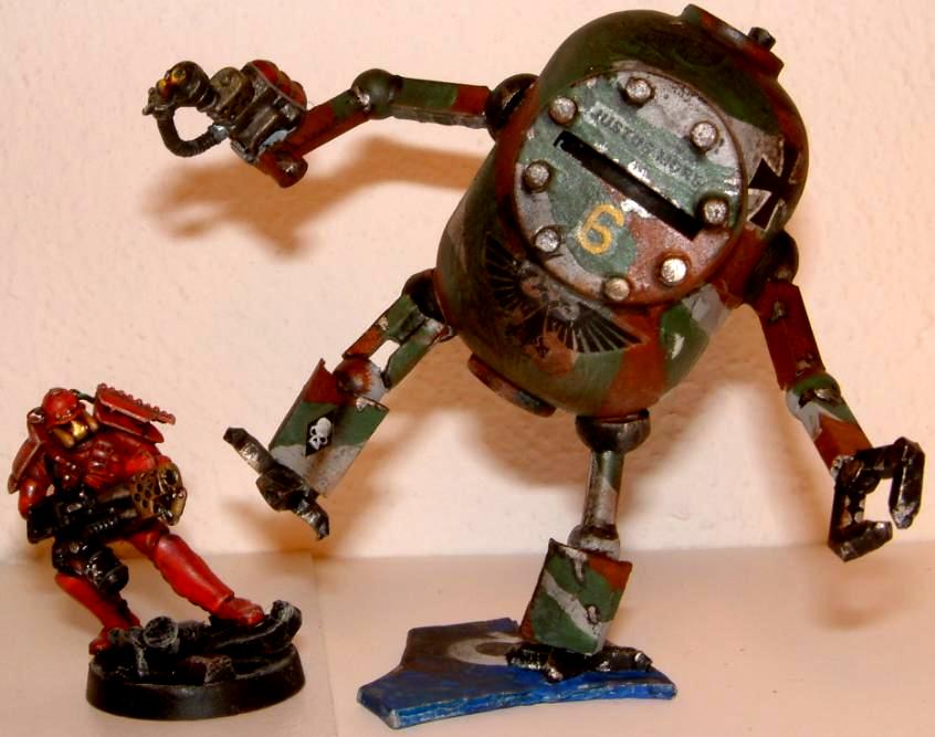 Adeptus, Army, Bob, Conversion, Conversion Riese, Dreadnought, Fun, Gargbot, Gigant, Humor, Imperial, Killacan, Magos, Mars, Ogres, Ogryns, Orcs, Plankton, Scitarii, Scitarius, Scratch Build, Sponge, Tech, Warhammer Fantasy, Work In Progress