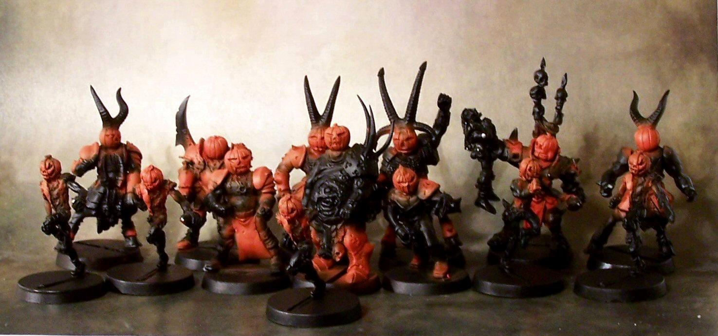 Arbbl, Blood Bowl, Conversion, Nurgle, Pumpkin