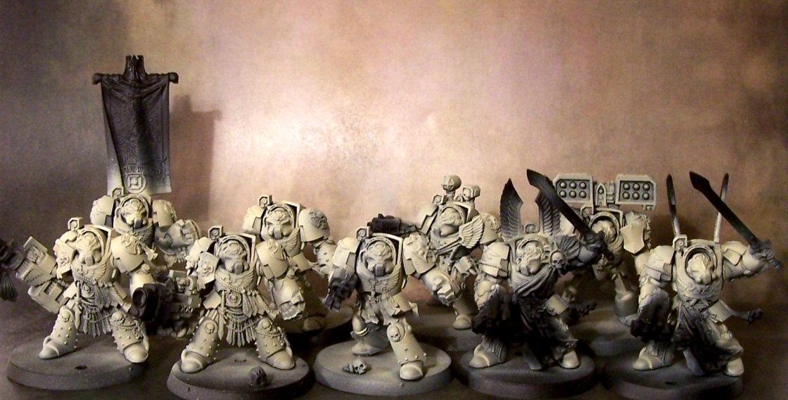 Bleached Bone, Deathwing, Terminator Armor, Work In Progress