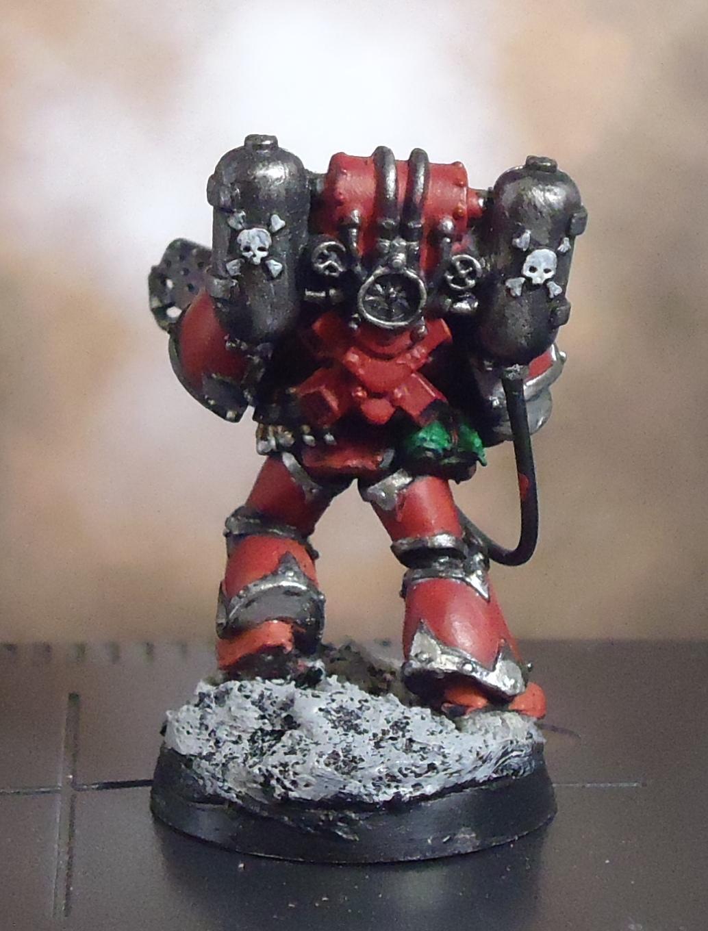 Chaos, Chaos Space Marines, Conversion, Flamer, Wordbearers