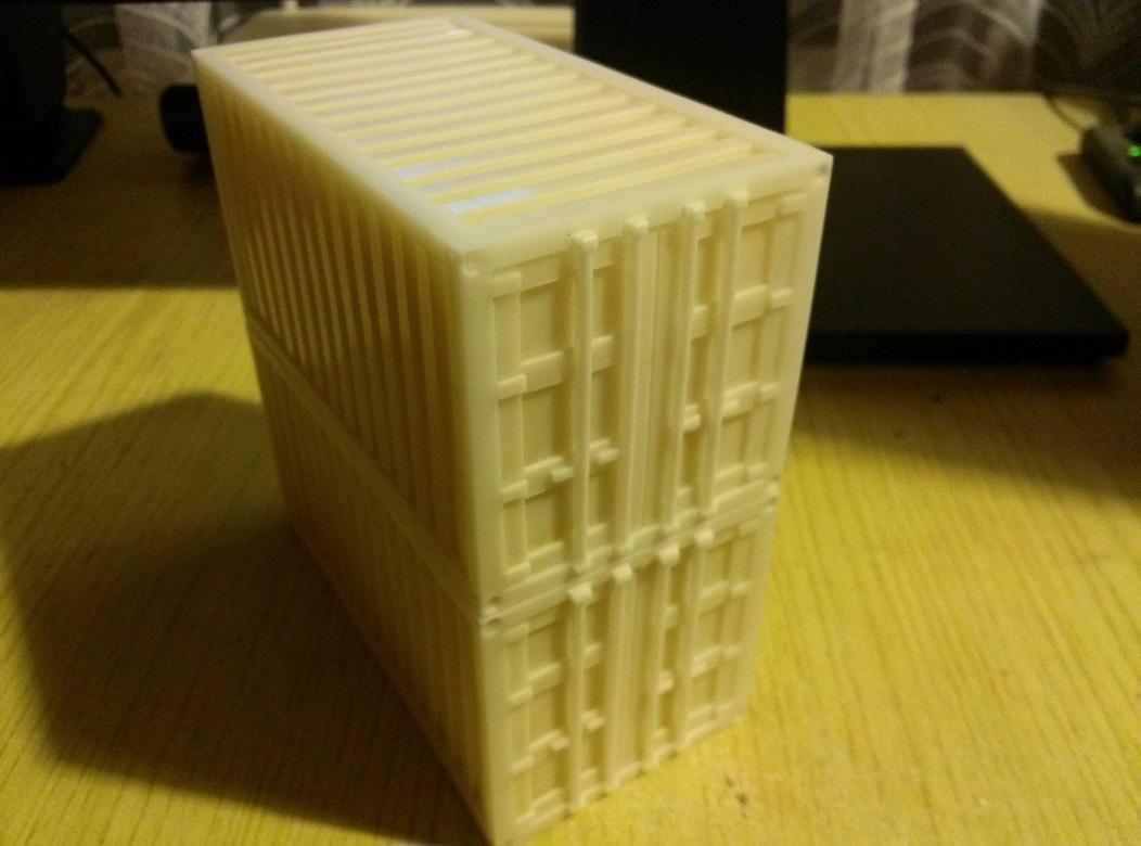 Shipping container WIP - first resin casts