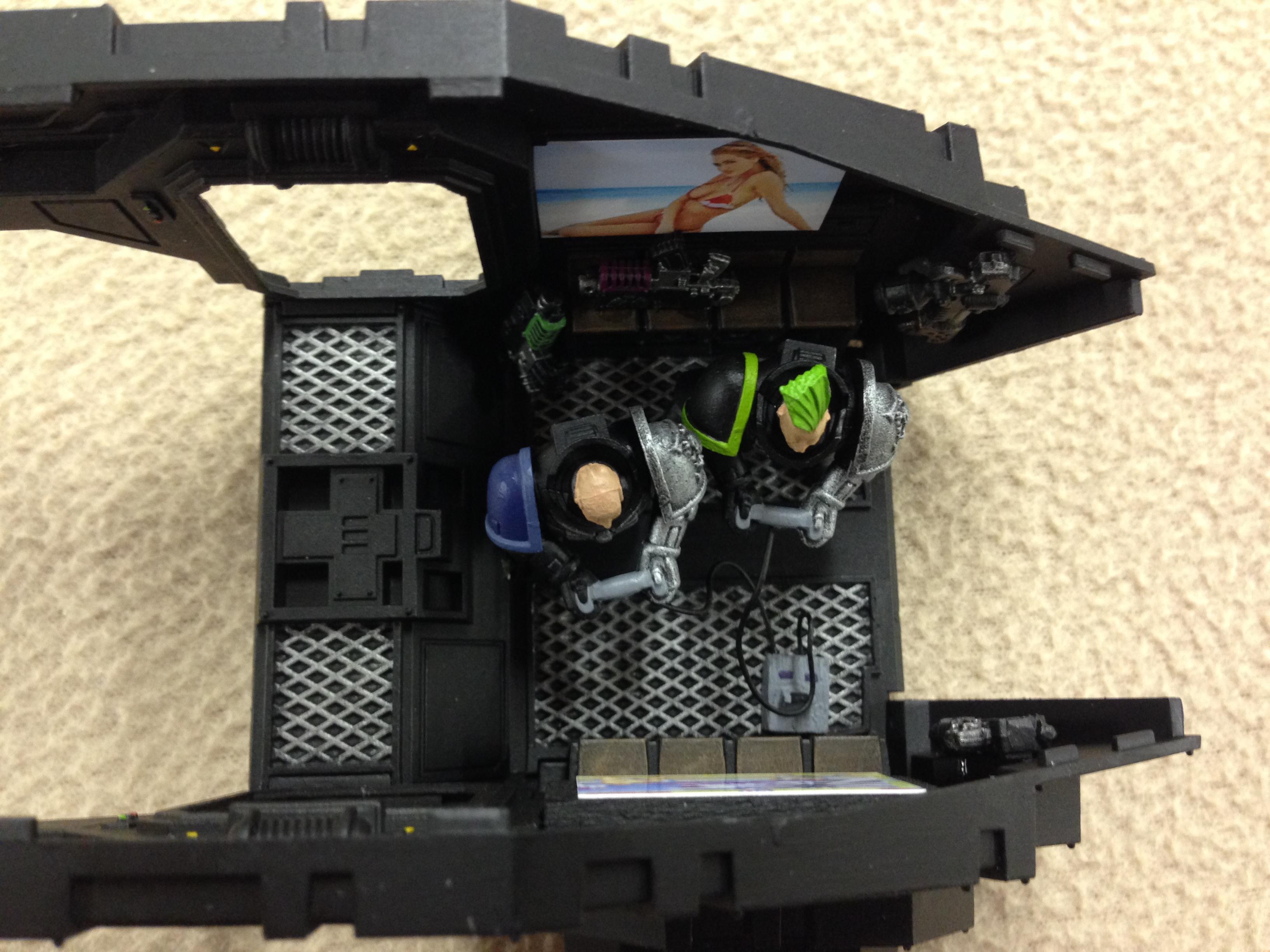Deathwatch, Humor, Interior, Space Marines, Stormraven