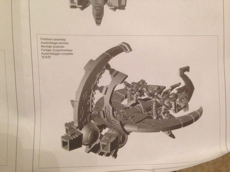 Annihilation Barge, Command Barge, Instruction Booklet, Instruction Guide, Instructions, Necrons
