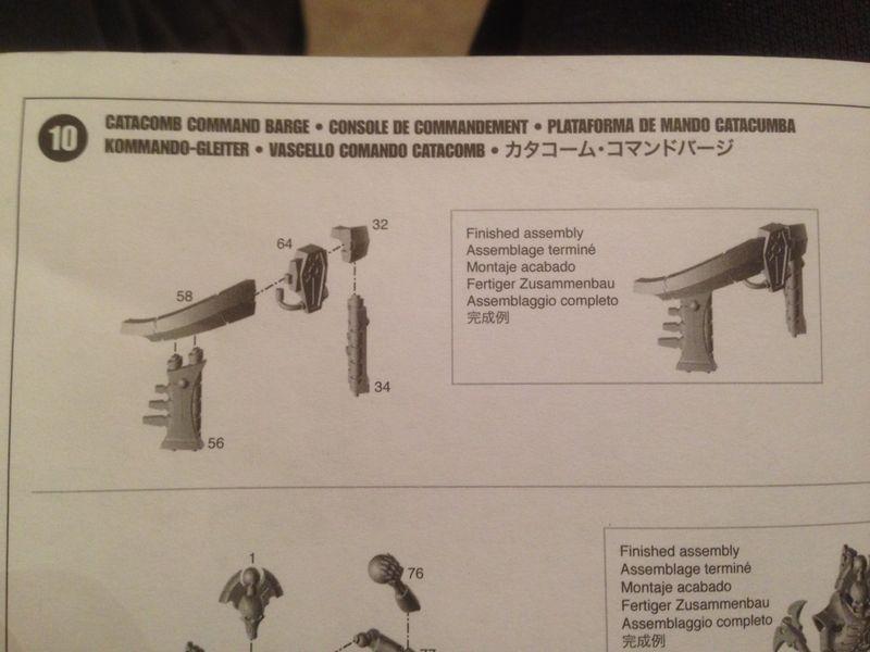 Annihilation Barge, Command Barge, Instruction Booklet, Instruction Guide, Instructions, Necrons