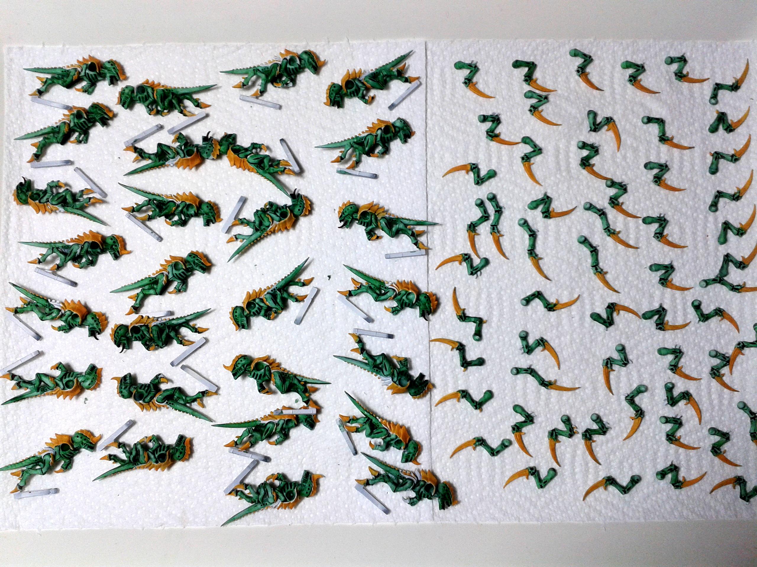 Green, Tty, Tyranids, Yellow