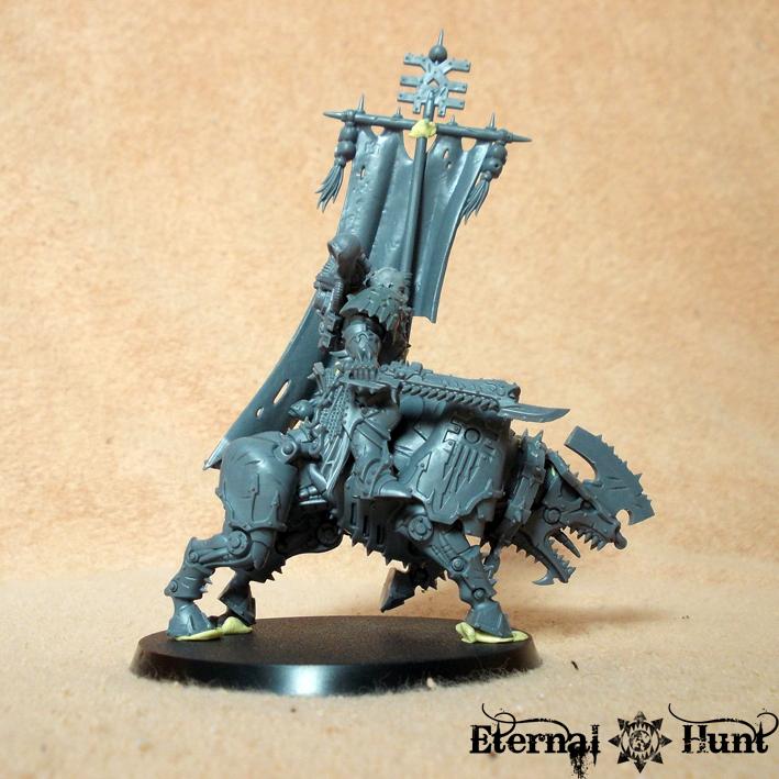 Brazen Hunters, Brazen Knights, Chaos, Chaos Space Marines, Conversion, Juggernaut, Juggernaut Cavalry, Khorne, Khorne's Eternal Hunt, Warhammer 40,000, Work In Progress, World Eaters