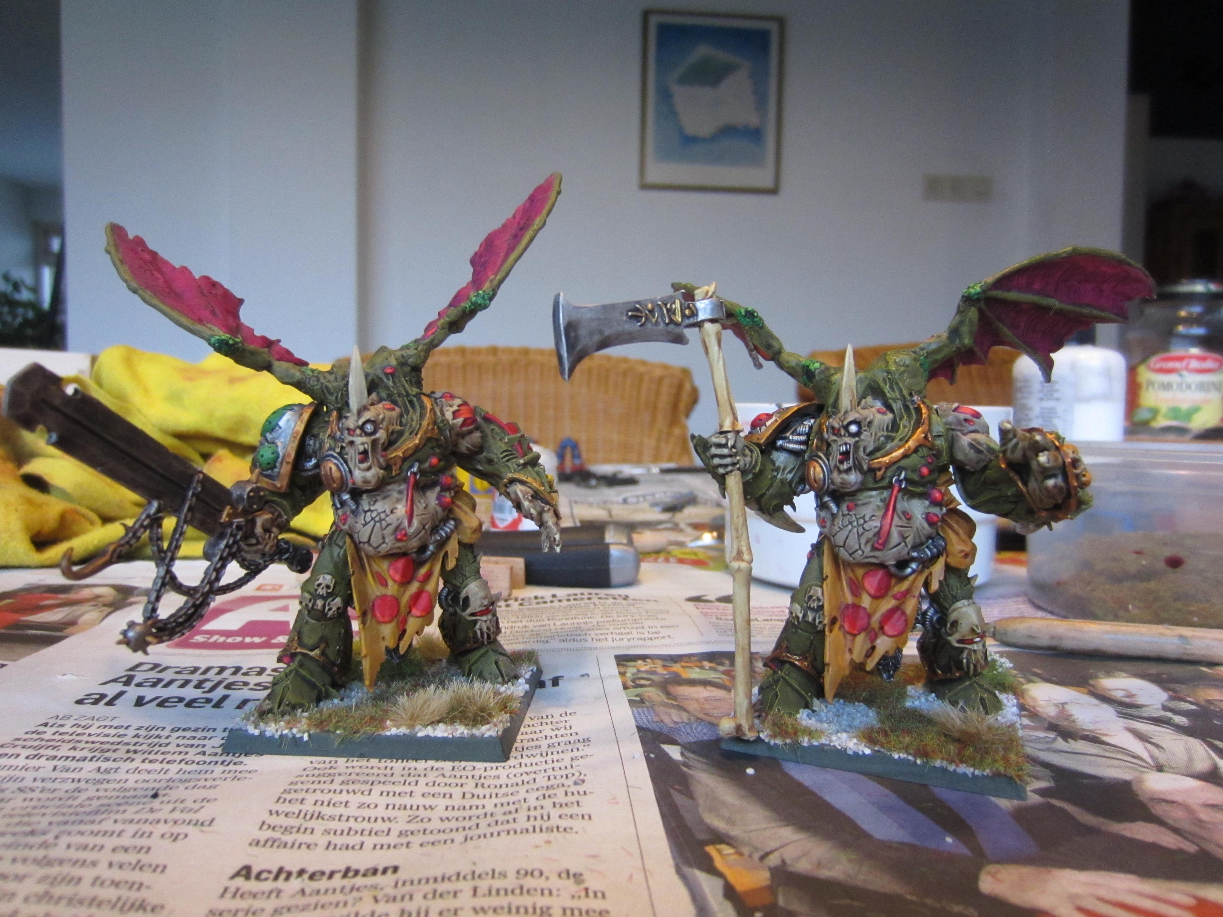 Chaos, Daemon Prince, Daemons, Fmc, Nurgle, Scythe, Winged
