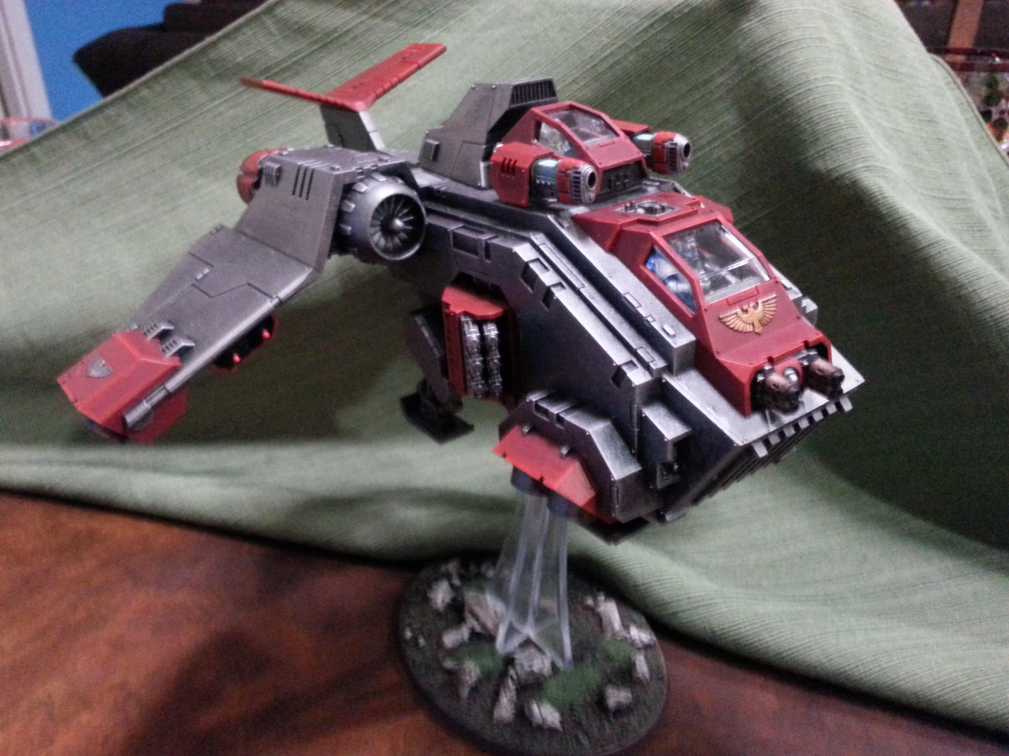 Grey Knights Stormraven Gunship front