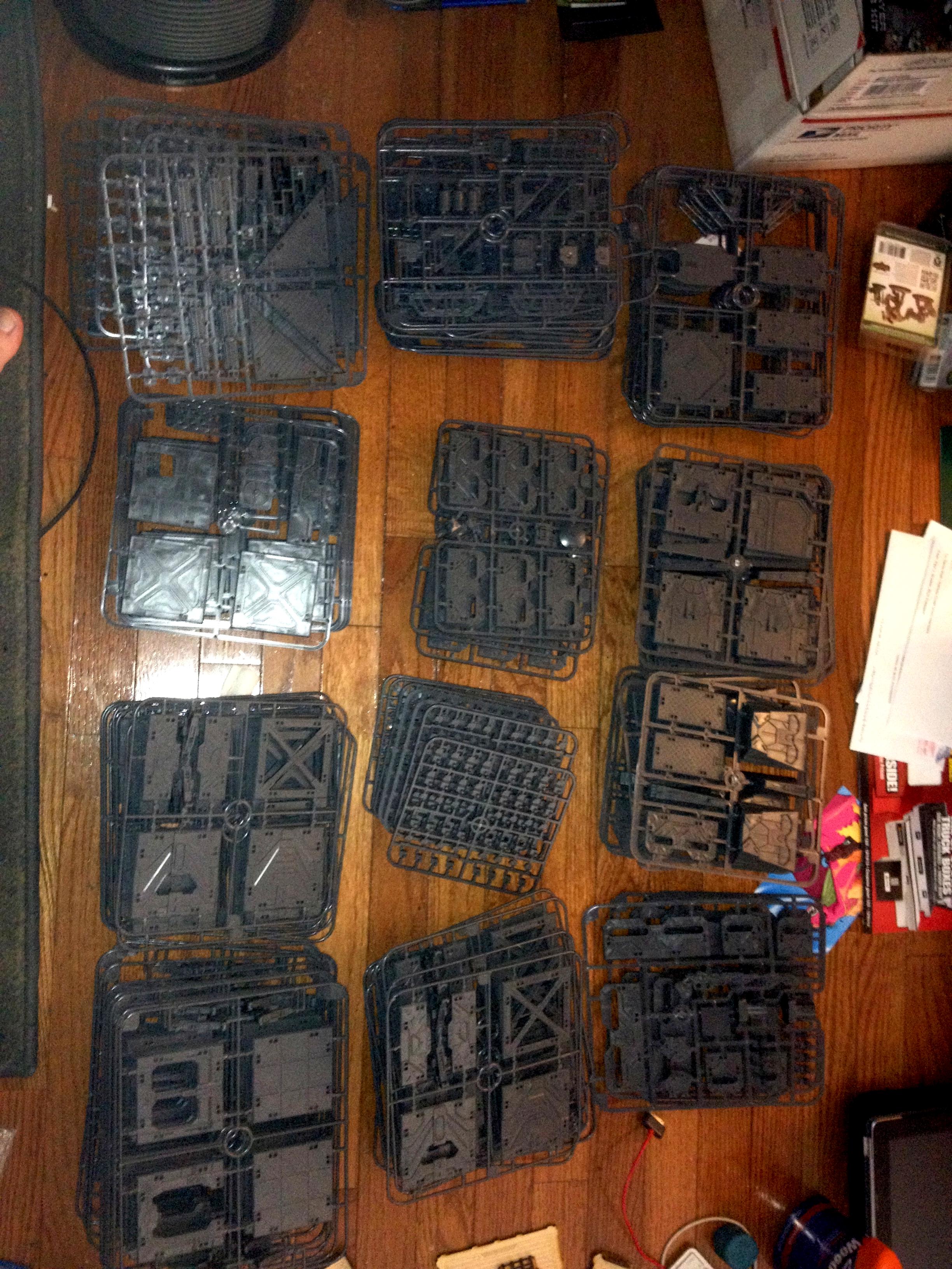 Sorted terrain sprues