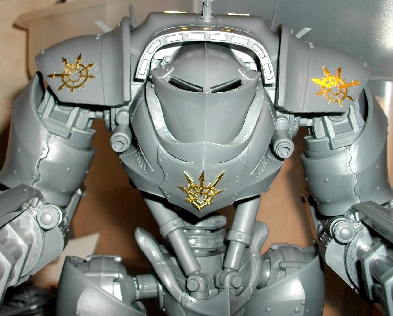 Chaos, Chaos Space Marines, Conversion, Counts As, Dreamforge Games, Iron Suns, Iron Warriors, Leviathan Crusader, Titan, Warhound