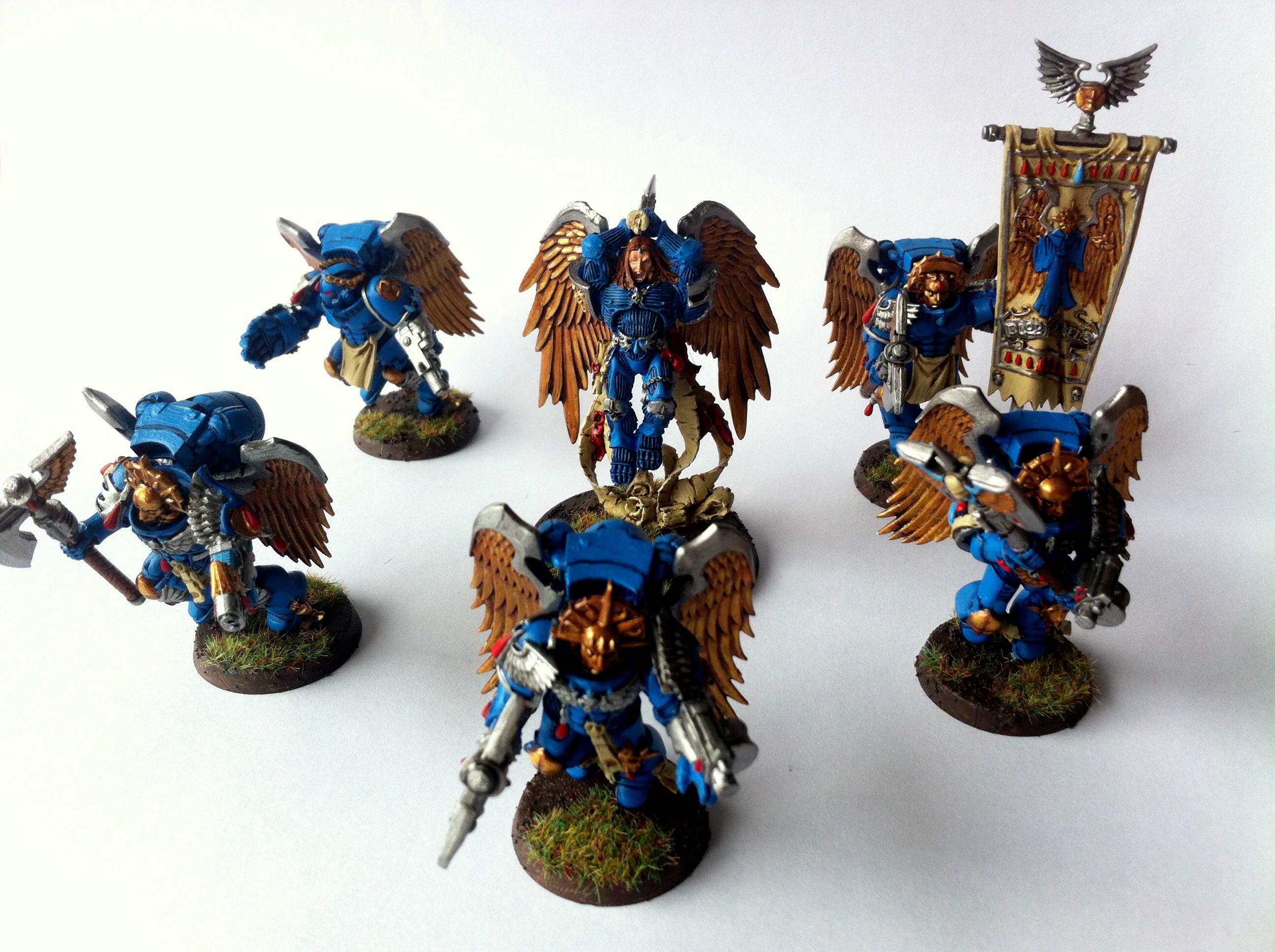 Angel, Astorath The Grim, Blood, Blue, Guard, Painted, Sanguinary, Winged