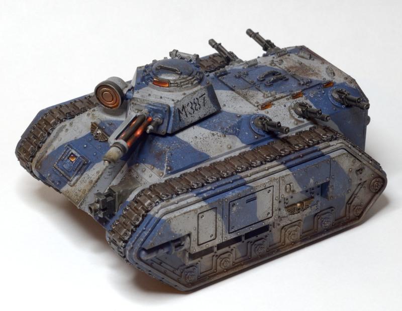Camouflage, Chimera, Imperial Guard, Multi Laser, Search Light, Tank, Weathered