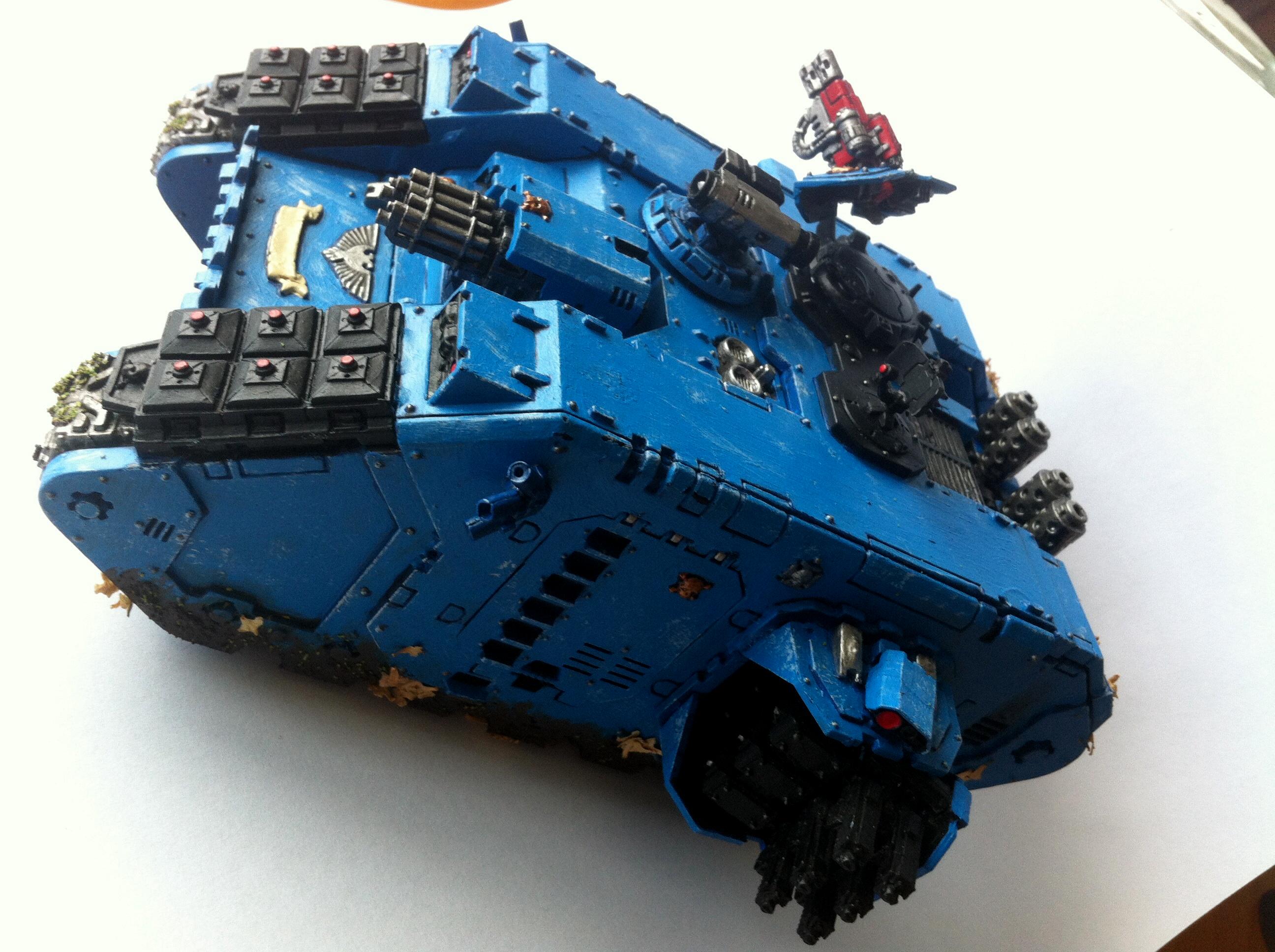Blue, Crusader, Land, Painted, Raider