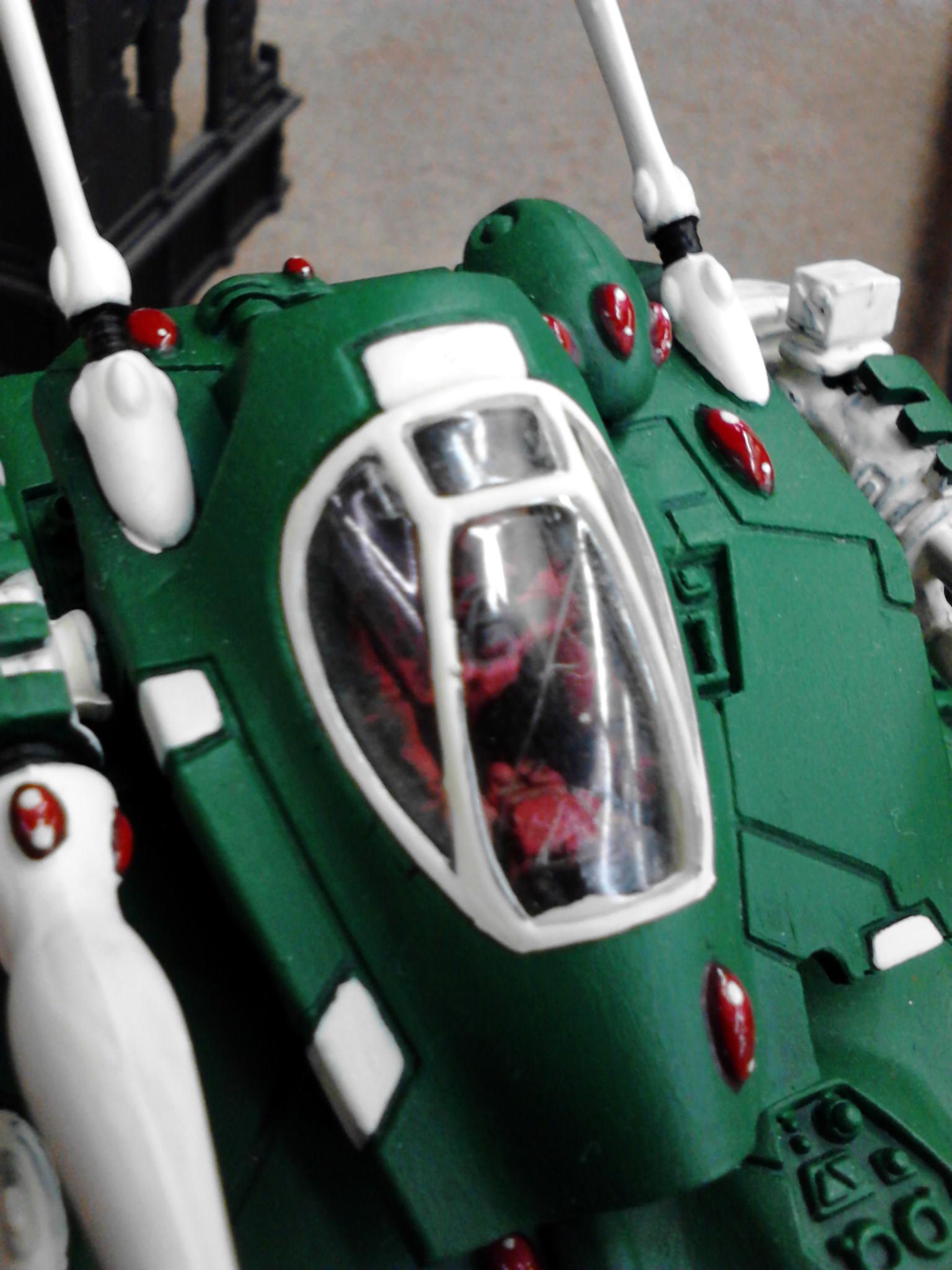 Biel Tan, Cockpit, Eldar, Falcon, Gems, Green, Thorns