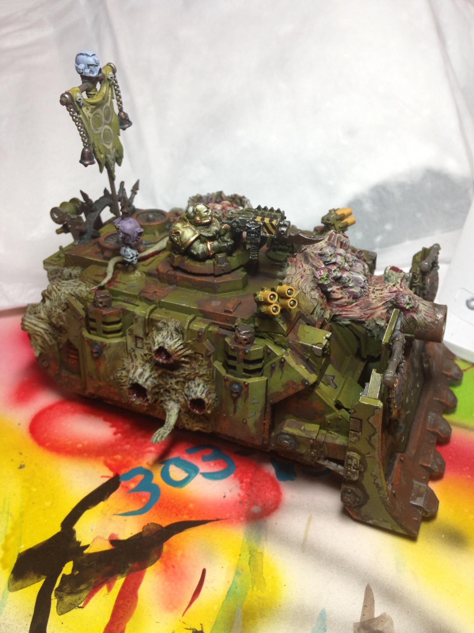 Chaos. 40k. Nurgle, NURGLE Vindicator 