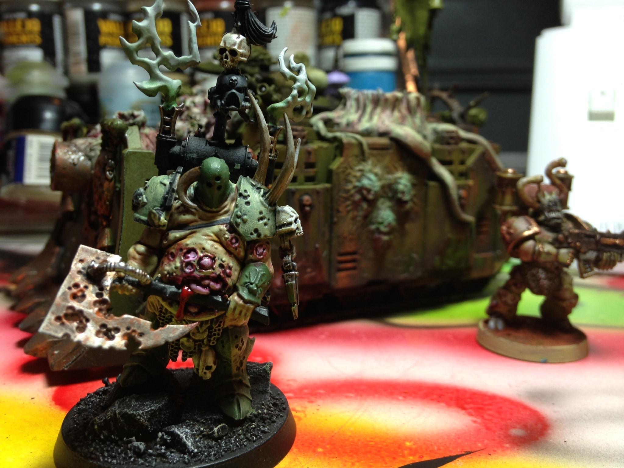 Chaos. 40k. Nurgle, NURGLE Vindicator 