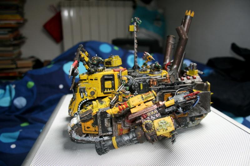 Baneblade, Boom Headshot, Cannon, Frag, Frakassor, Frozen, Hammer, Kill, Loot, Looted, Orks, Storm, Stormlord
