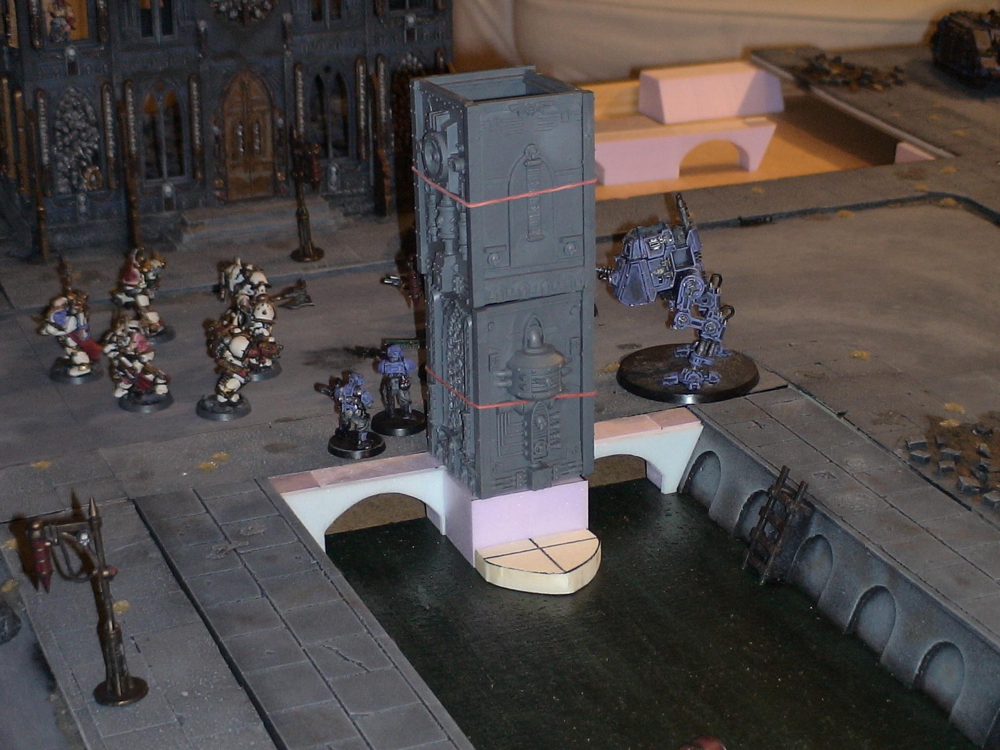 Bridge with tower