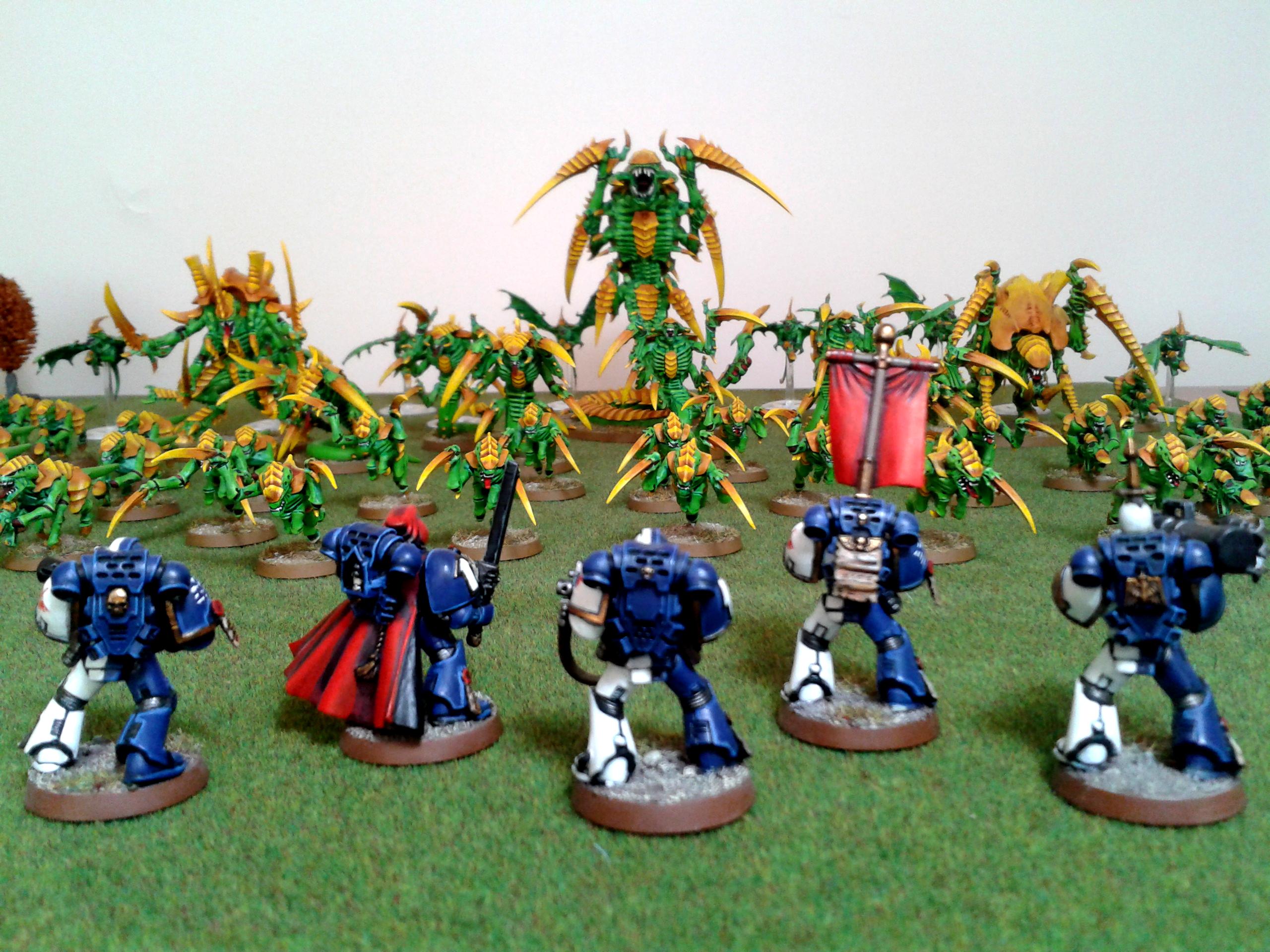 Green, Tty, Tyranids, Yellow