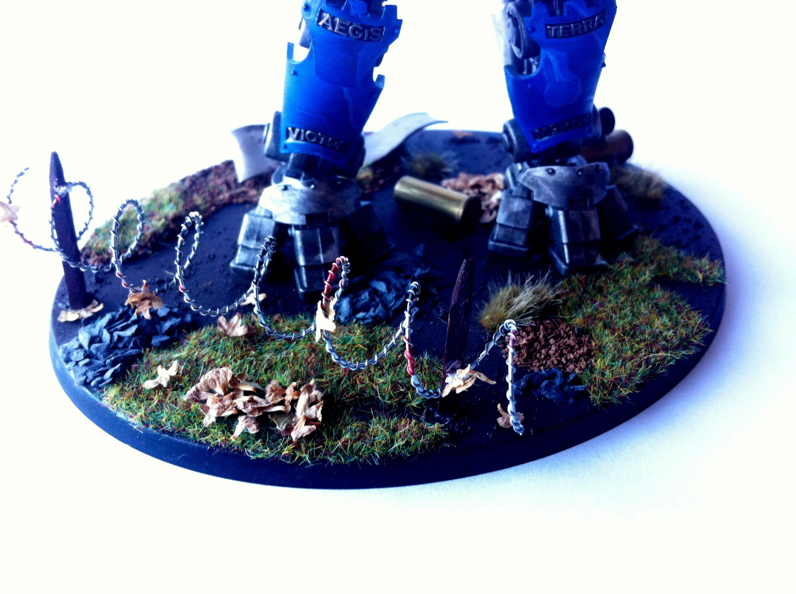 Blue, Grey, Knights, Nemesis Dreadknight, Painted