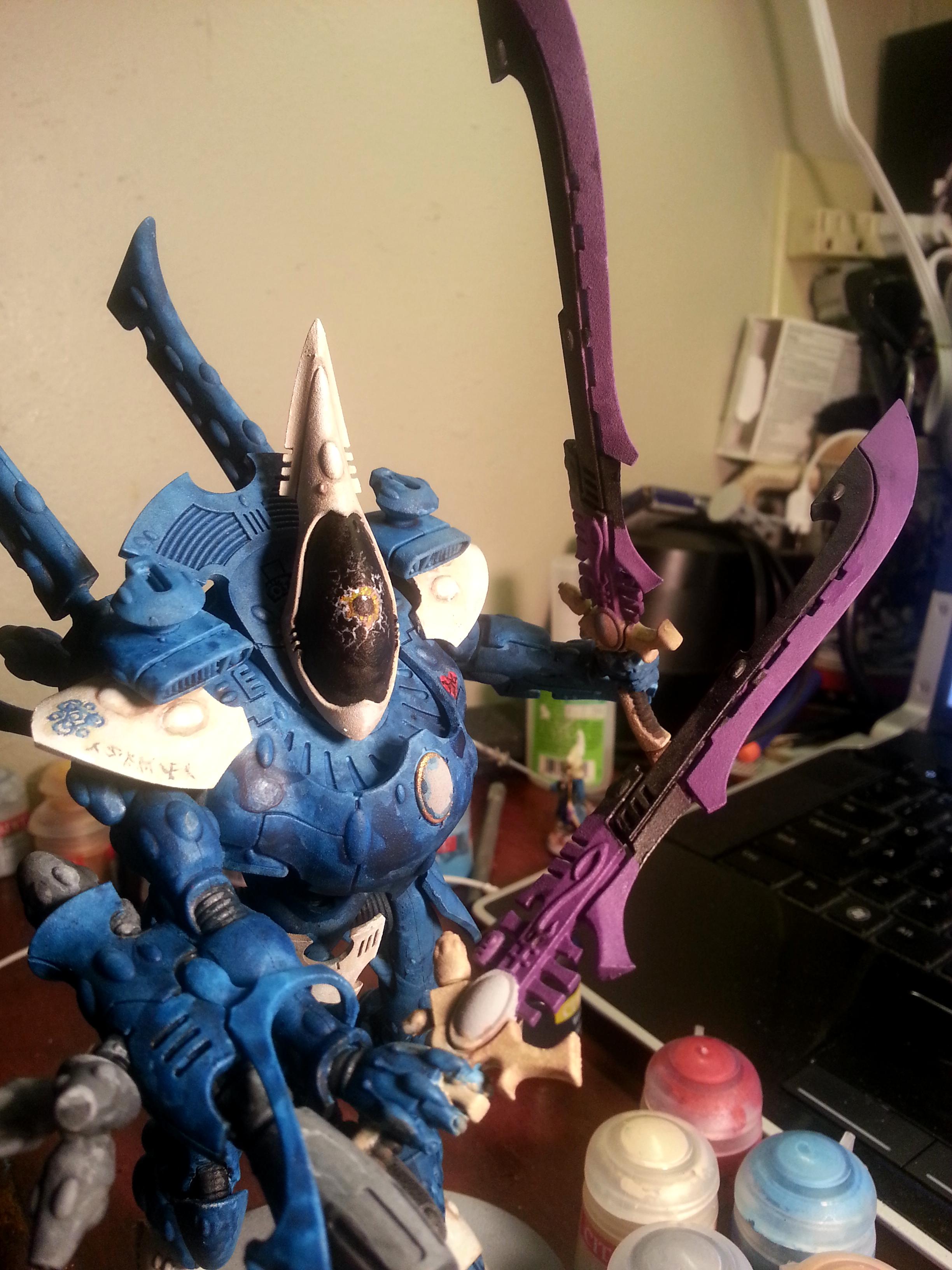 Eldar, Wraithknight, WIP Wraithknight