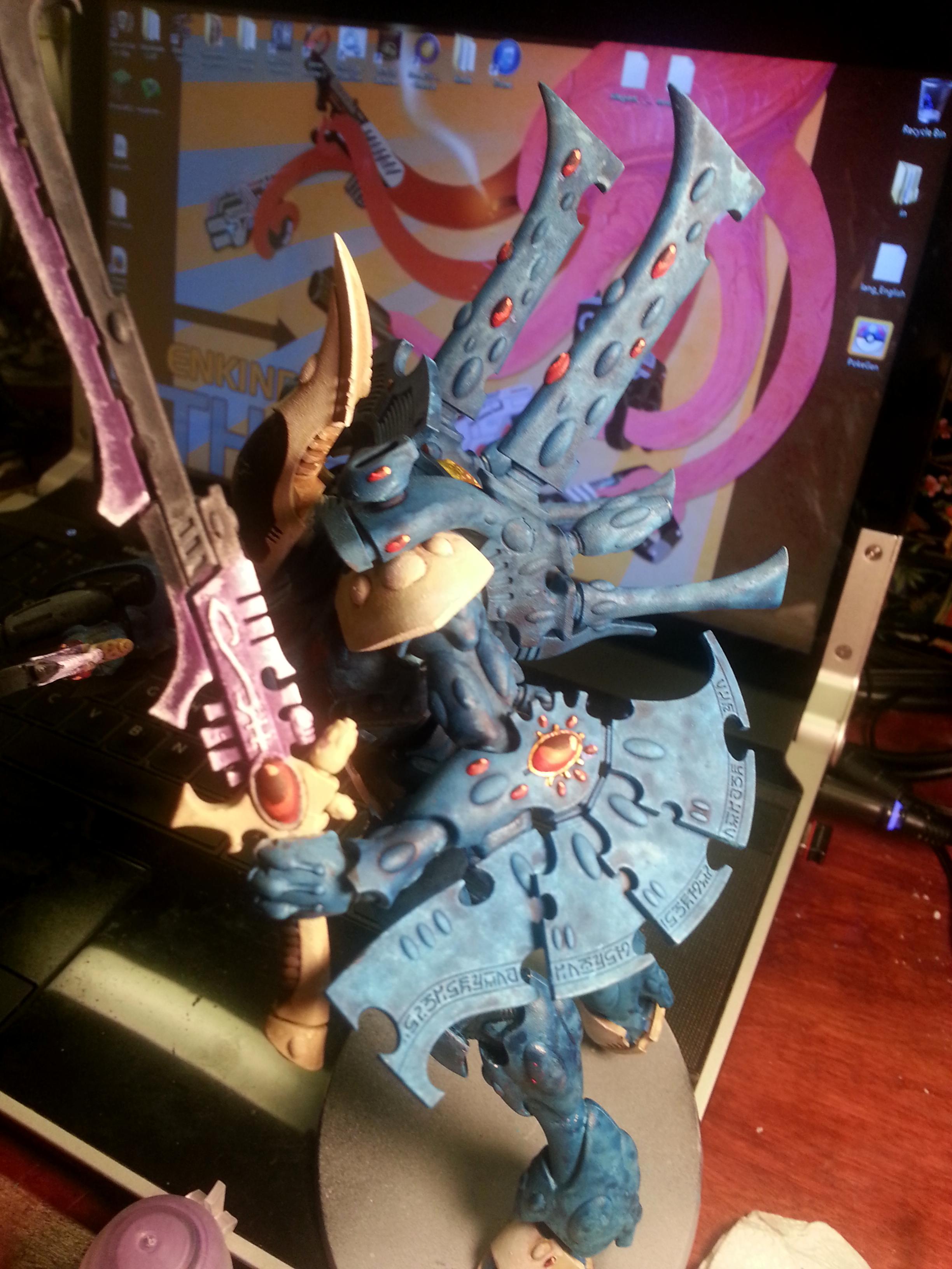 Eldar, Wraithknight, WIP Wraithknight