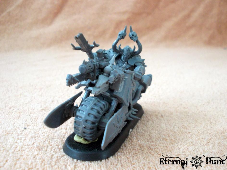 Berserkers, Bike, Chaos, Chaos Bikes, Chaos Lord, Chaos Space Marines, Conversion, Huntmaster, Khorne, Lord, Warhammer 40,000, World Eaters