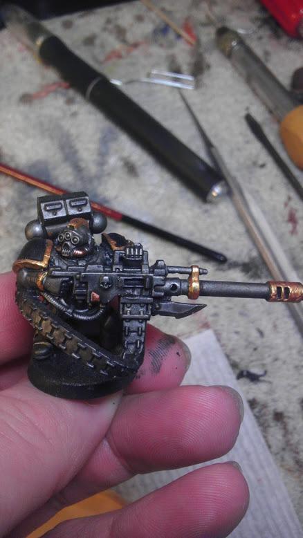 Autocannon, Chaos Space Marines, Havoc, Iron Warriors
