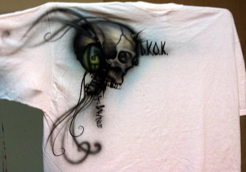 Airbrushed, Death Korps of Krieg, Servo Skull, T-shirts