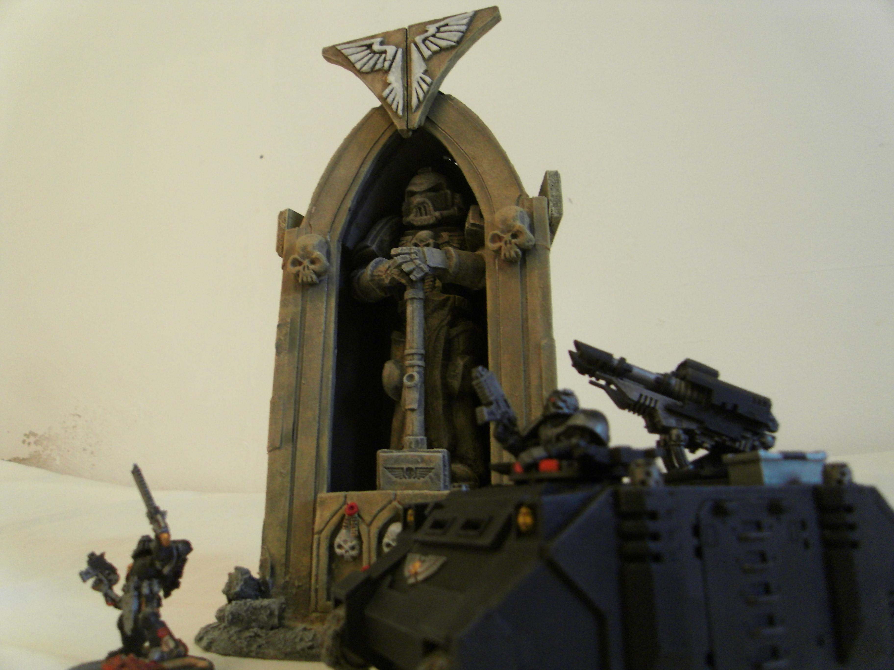 Ruin, Shrine, Space Marines, Statue, Temple, Terrain, Warhammer 40,000, Warhammer Fantasy