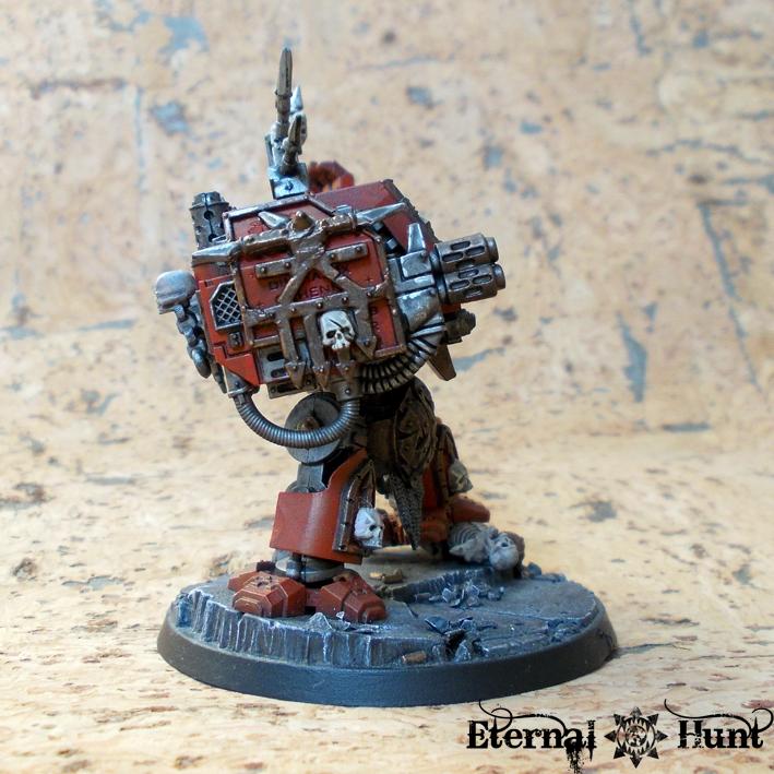 Chaos, Chaos Dreadnought, Chaos Space Marines, Conversion, Helbrute, Khorne, Khoron The Undying, Multimelta, Warhammer 40,000, World Eaters