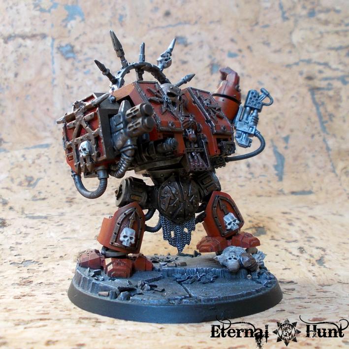 Chaos, Chaos Dreadnought, Chaos Space Marines, Conversion, Helbrute, Khorne, Khoron The Undying, Multimelta, Warhammer 40,000, World Eaters