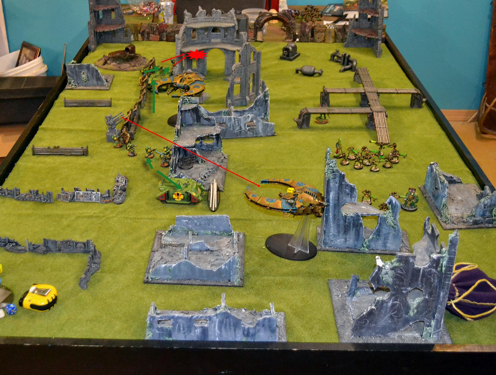 Battle Report, Necrons, Space Marines, Warhammer 40,000