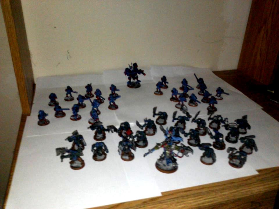 Orks, Tau, Full army what I have collected so far