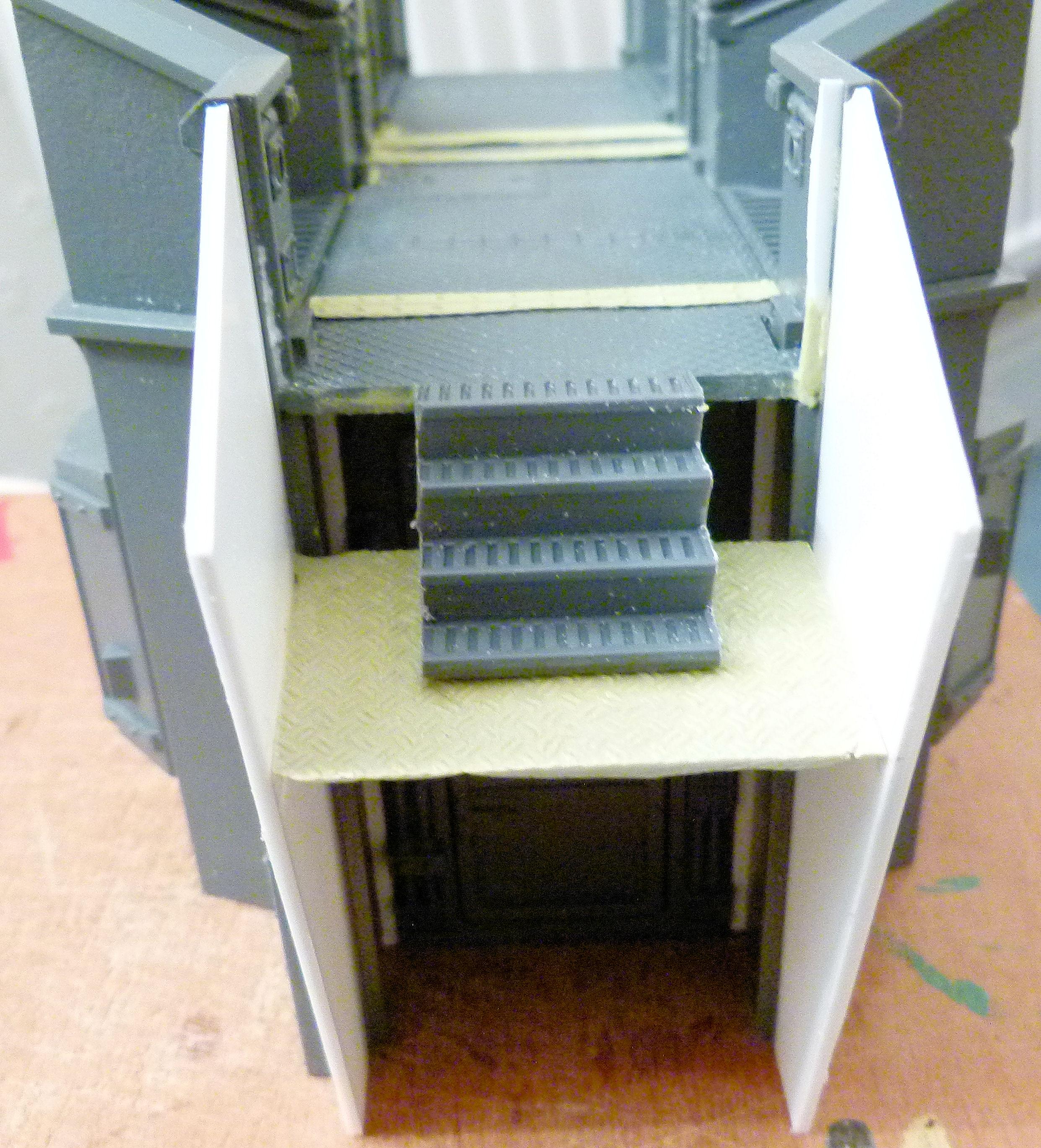 WIP  &quot;Fort&quot;ress of Redemption Front Gate Side steps