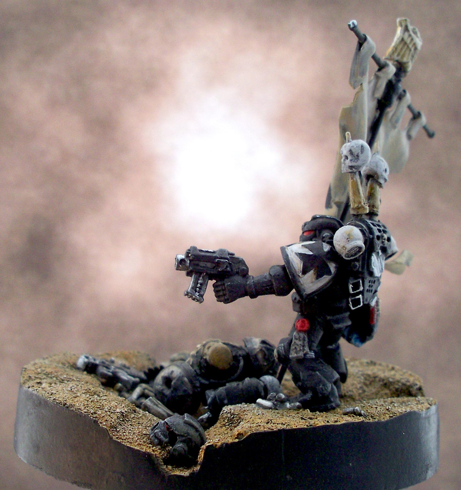Astartes, Black, Black Templars, Diorama, Firstborn, Hero, Imperial, Space Marines, Templars