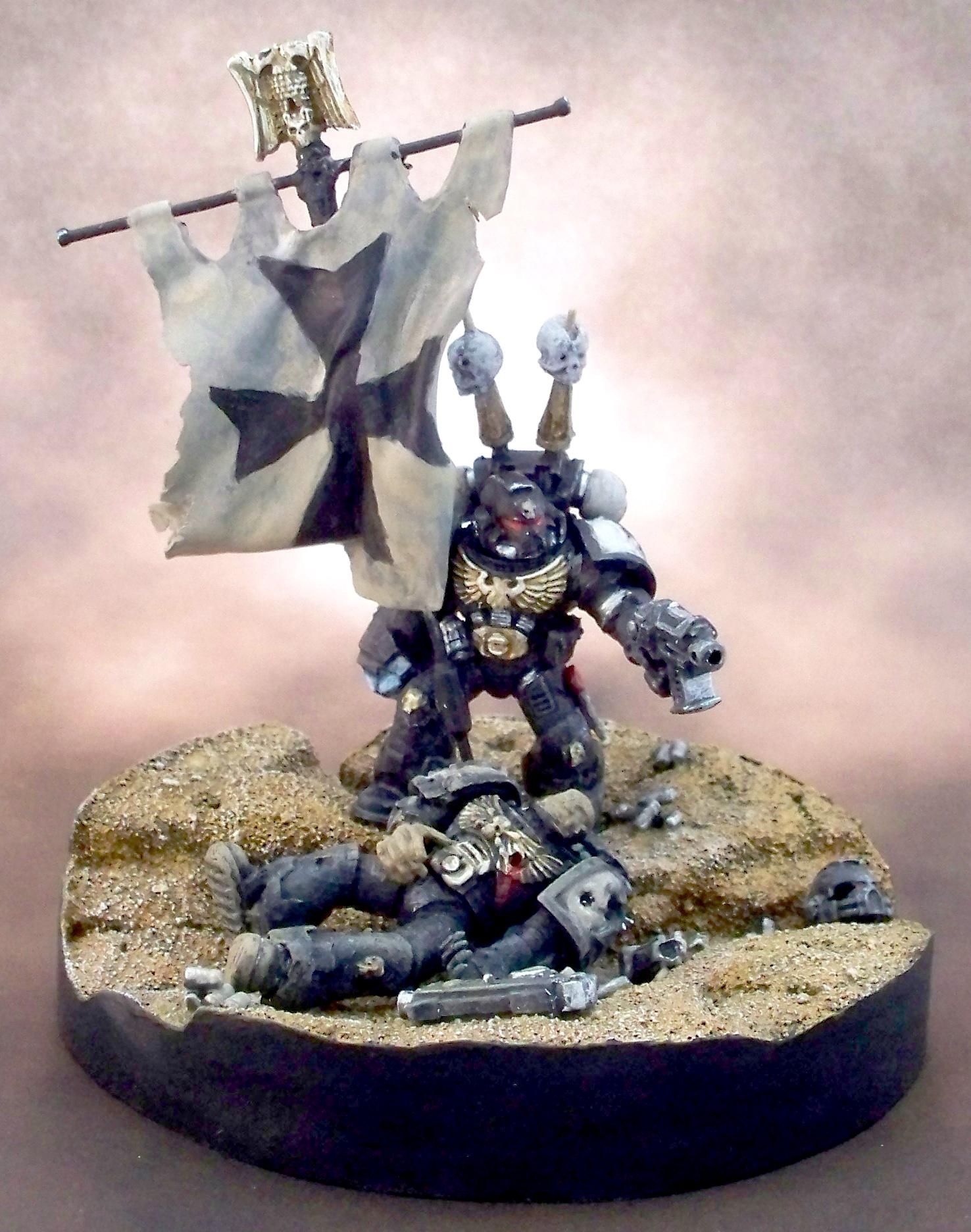 Black, Diorama, Hero, Templars