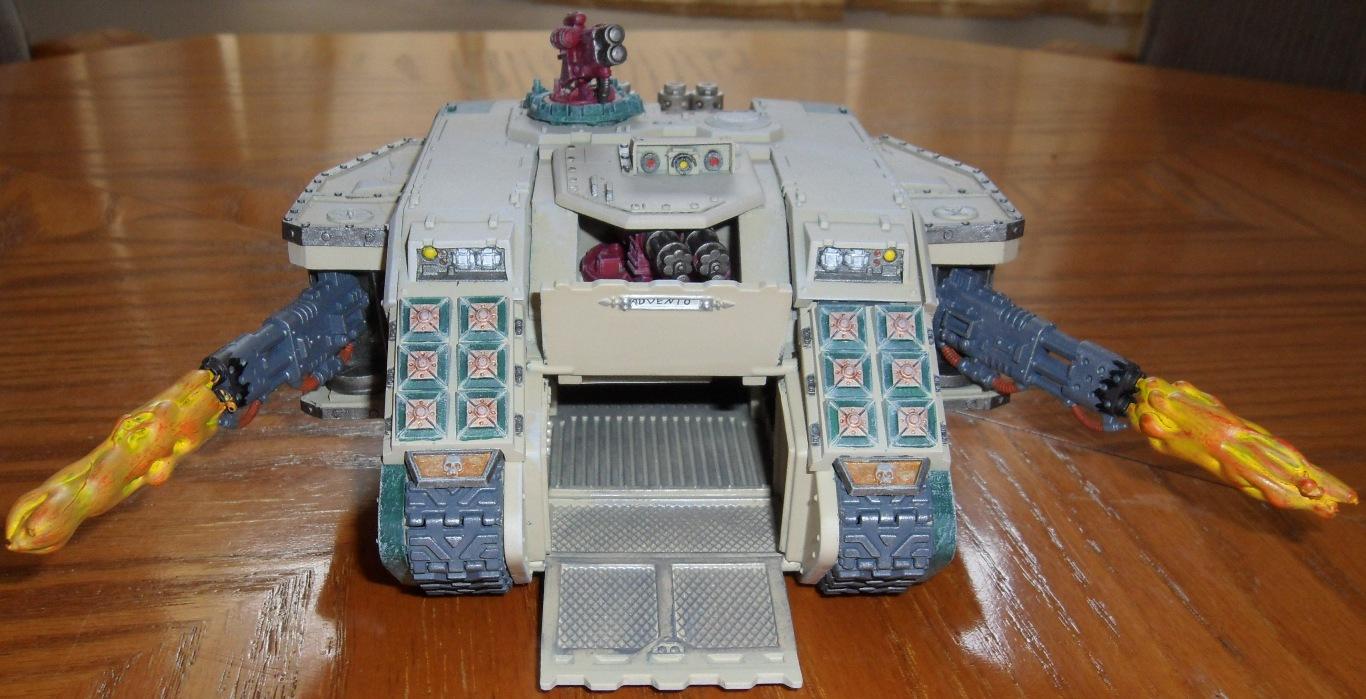 Front view, this end toward enemy