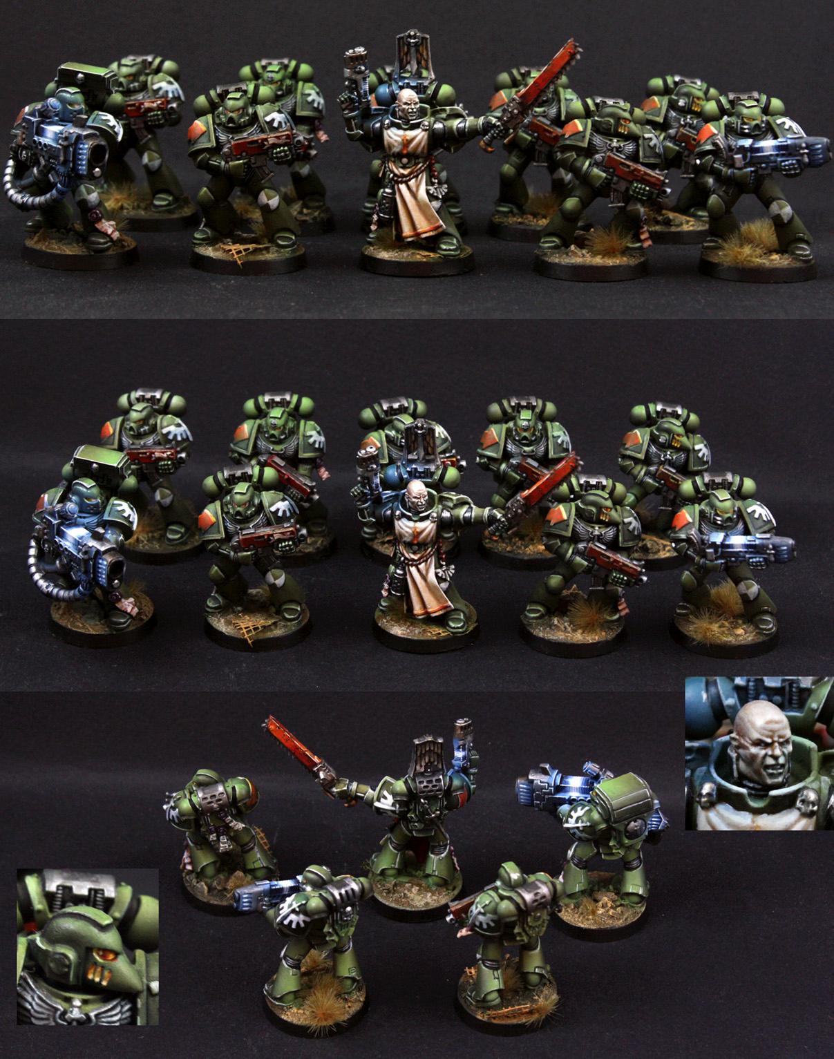 Dark Angels, Dark Vengeance, Object Source Lighting, Space Marines
