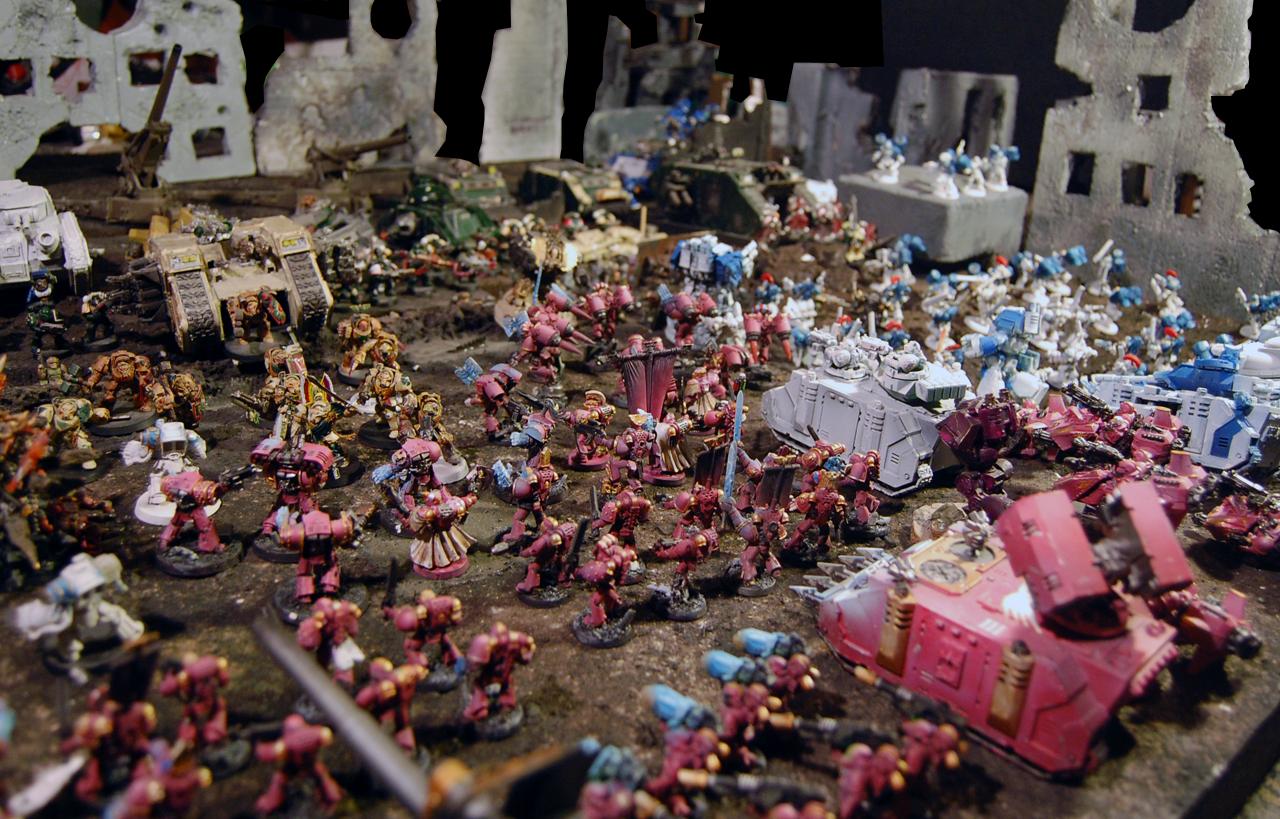Diorama, Emperor&acute;s Children, Heresy, Showcase, Sons Of Horus, World Eaters