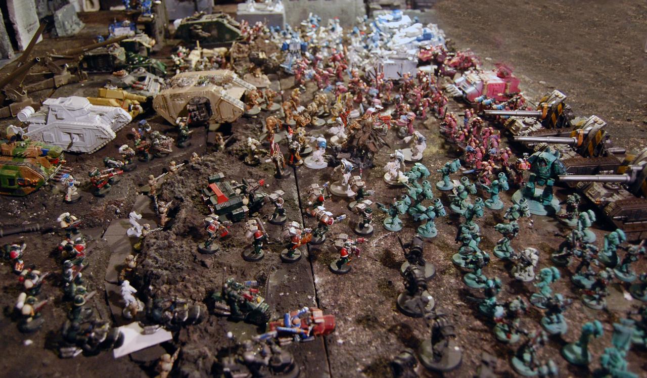 Diorama, Emperor&acute;s Children, Heresy, Showcase, Sons Of Horus, World Eaters