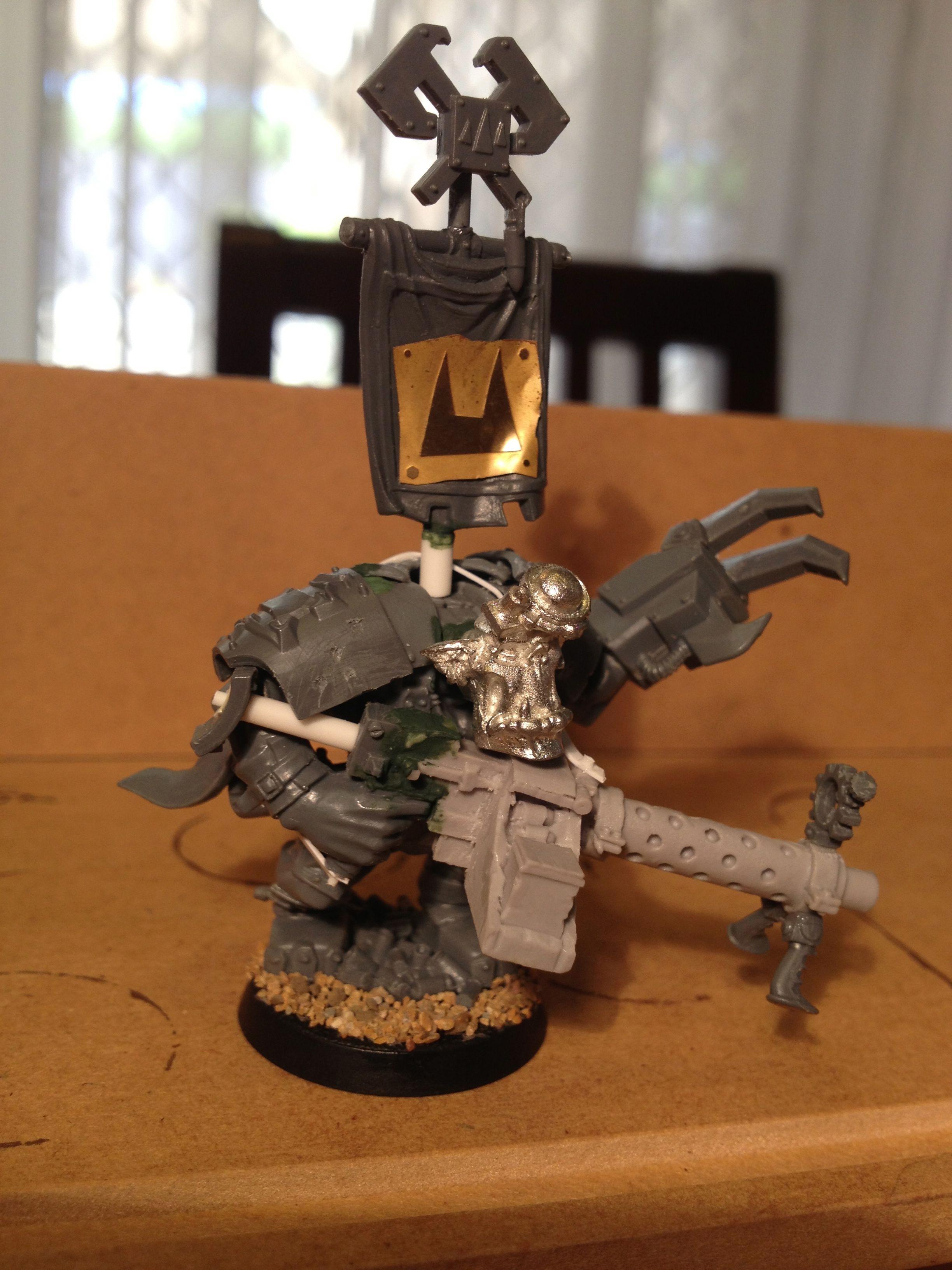 Da Dark Angelz, Nob, Orks, Work In Progress
