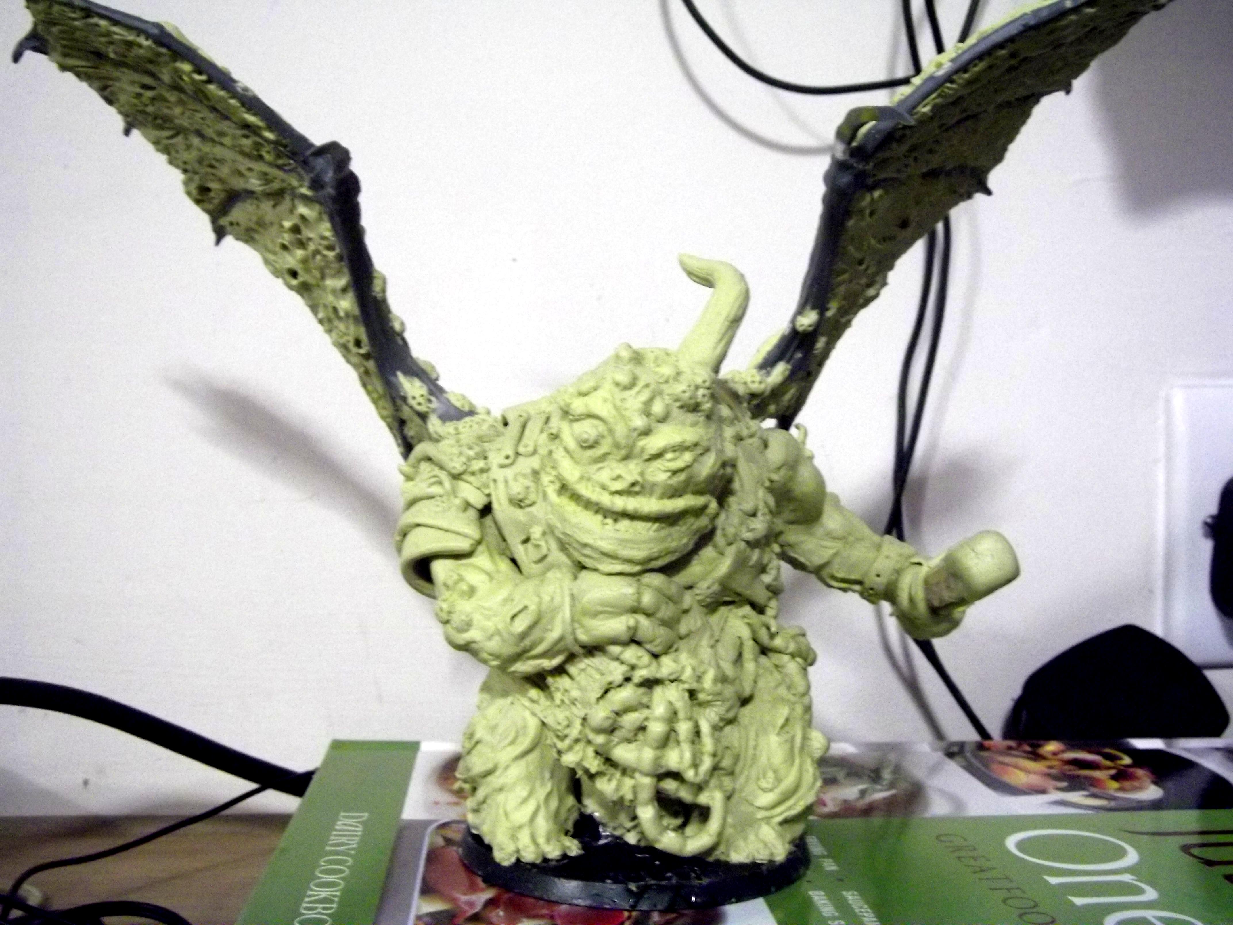 Chaos, Flyer, Nurgle Daemon, Sculpting, Winged