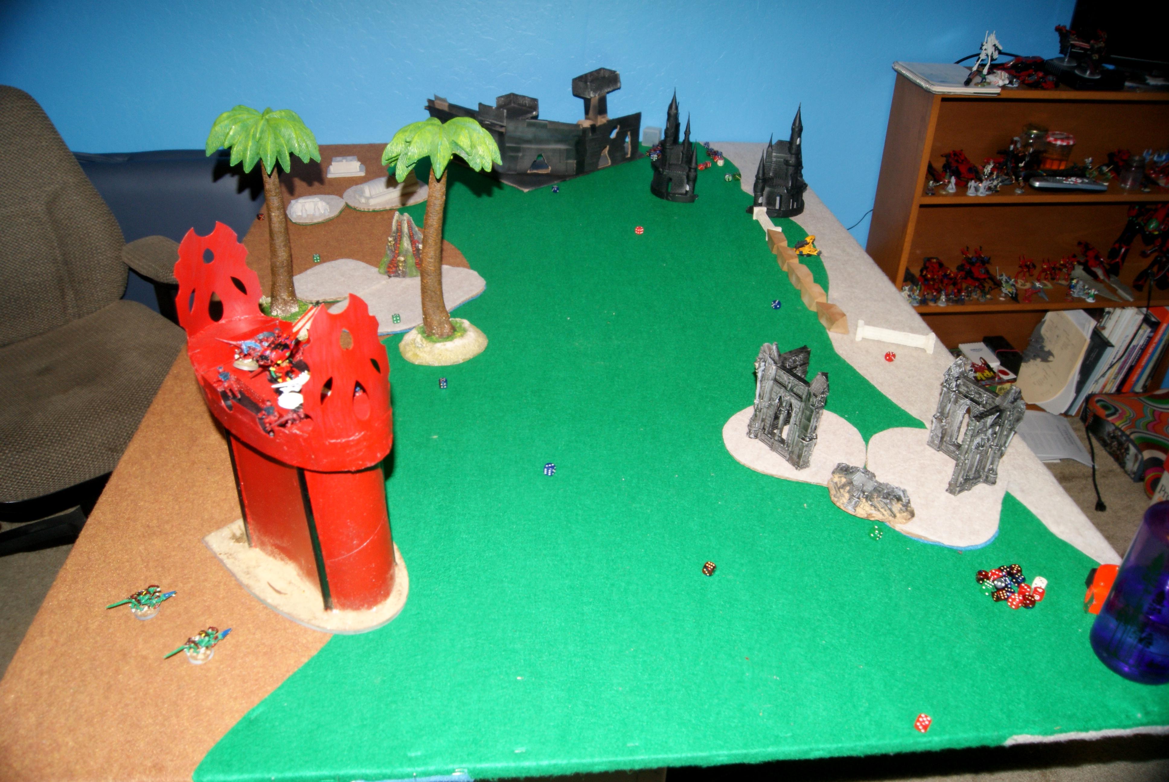 set up fortifications