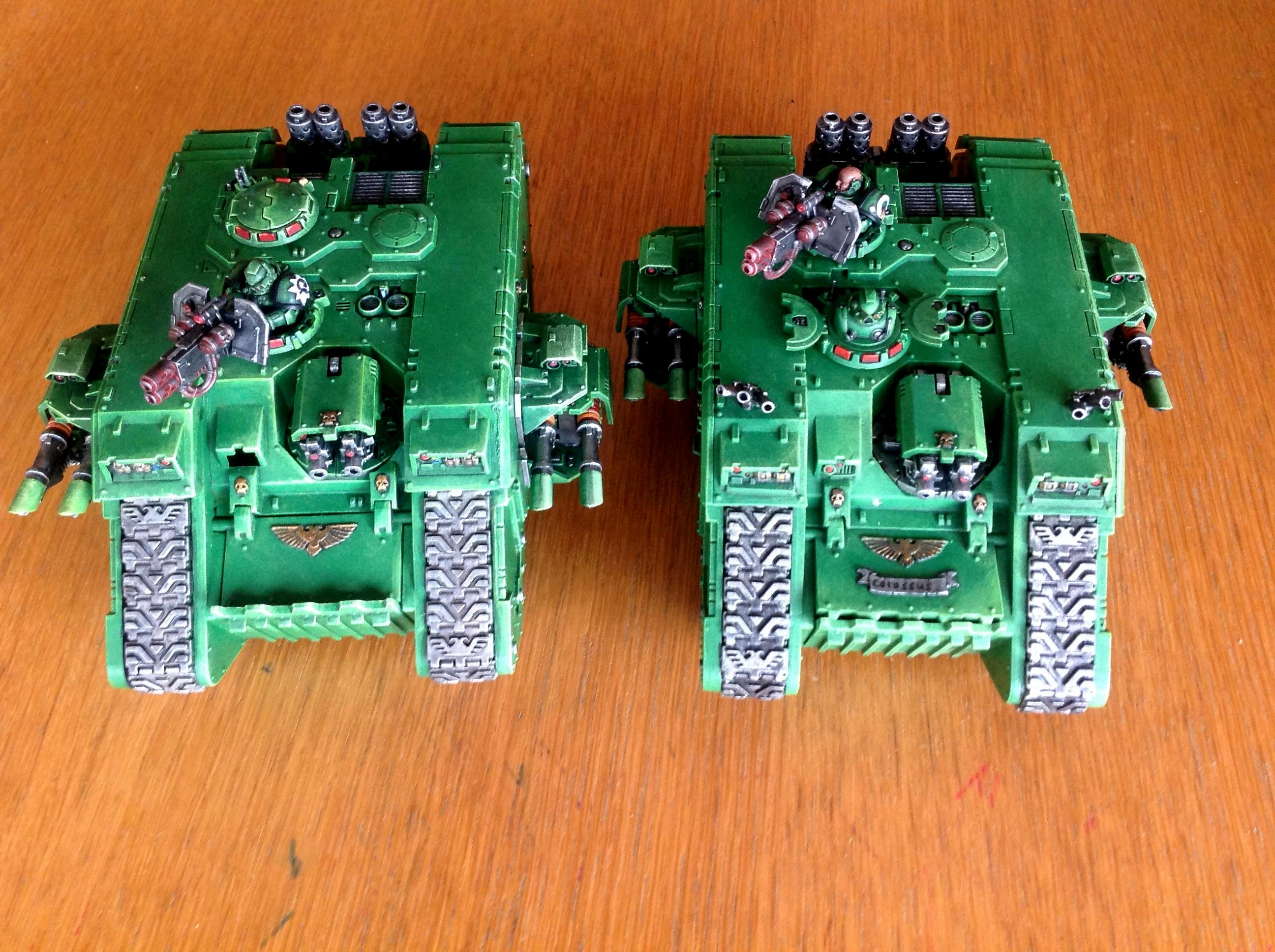 Land Raider, Dual Land Raiders, in 6th edition.
