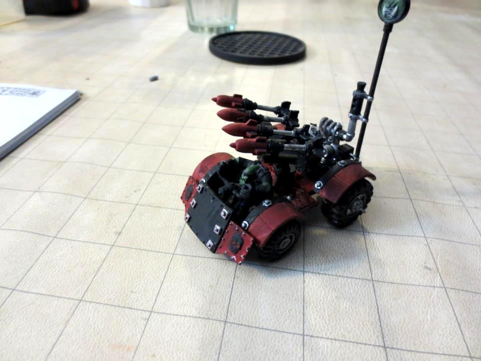 Buggy, Orks, Red, Rokkit