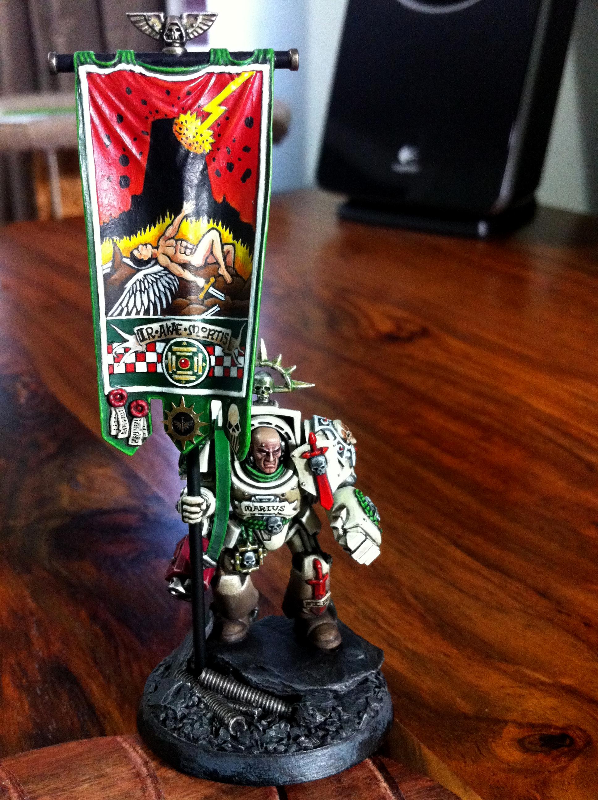 Dark Angels, Deathwing, Space Marines, Standard, Warhammer 40,000