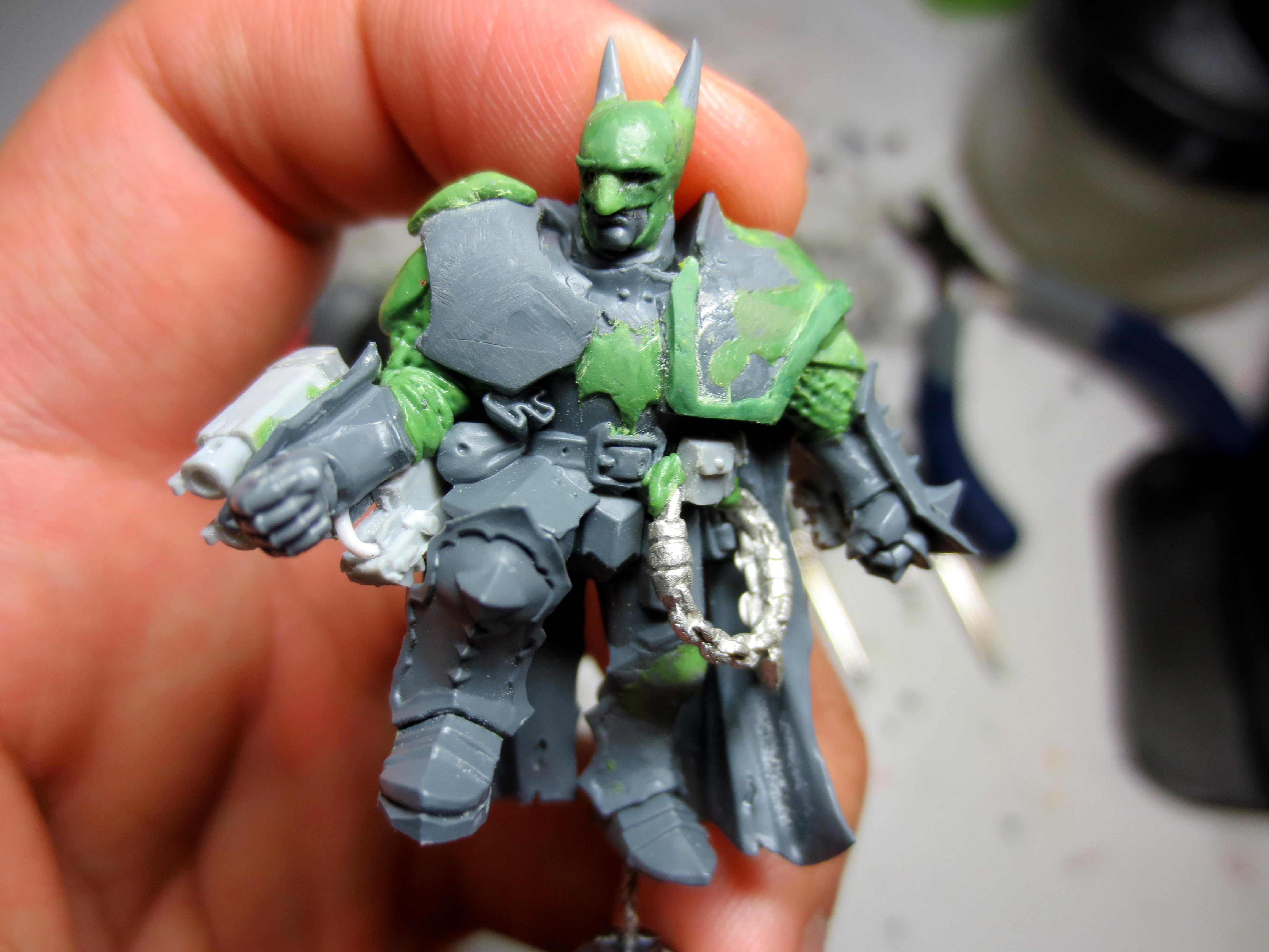Batman, Conversion, Hunter, Inquisimunda, Inquisition, Inquisitor, Rogue, Warhammer 40,000, Work In Progress